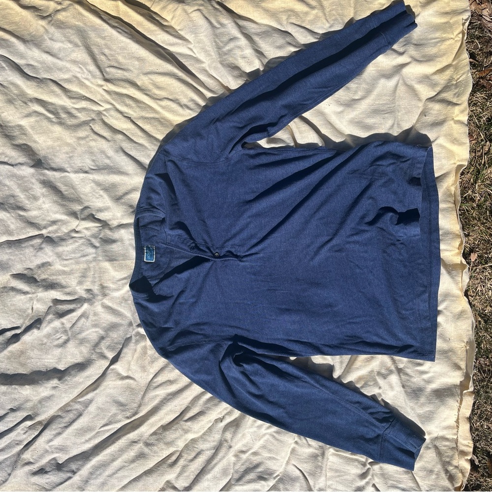 Blue J Crew Henley